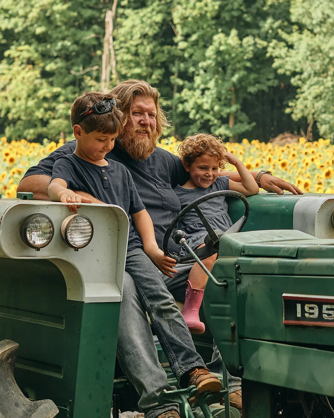 Kids on Tractor